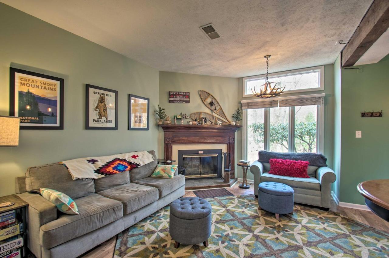 Wintergreen Resort Mountain Condo With Pool Access! Lyndhurst Bagian luar foto