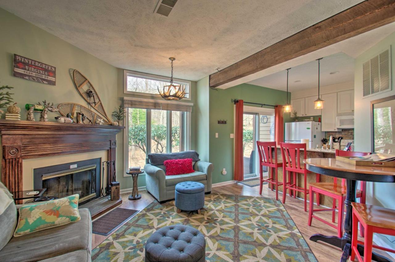 Wintergreen Resort Mountain Condo With Pool Access! Lyndhurst Bagian luar foto
